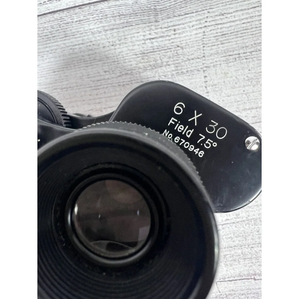 Belmont Coated Optics 6X30 Field 75 degree No:11668 Binoculars Used